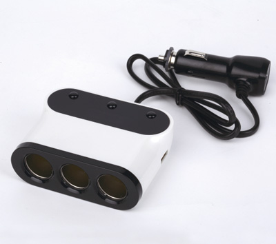 3 way socket with switch