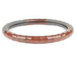 Steering wheel cover PVC wooden look